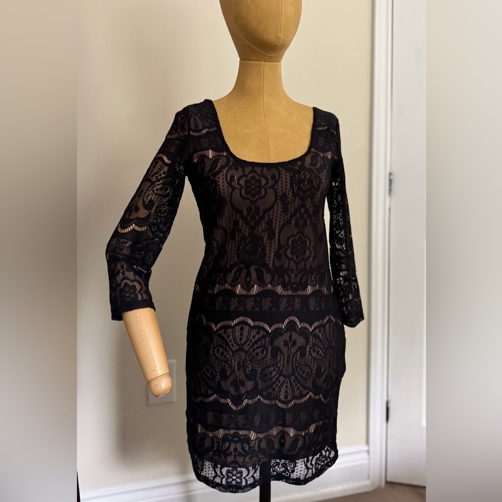 H&M Black Lace Dress (S)